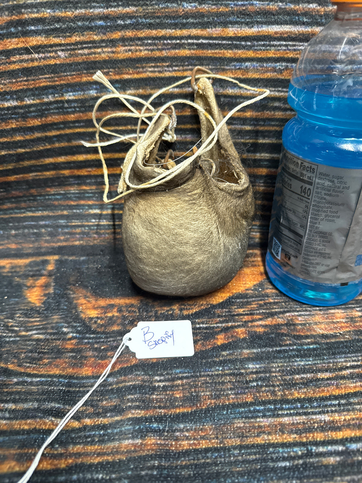 Buffalo scrotum real Bison Ball bag oddity nutsack gag gift winter bag art Odd man cave cabin decor conversation piece hide nut sack rare (Copy)