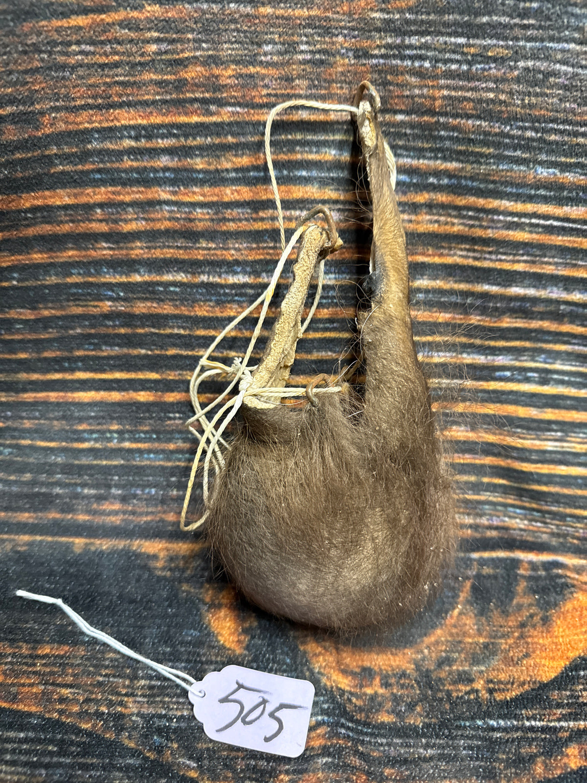 Buffalo scrotum real Bison Ball bag oddity nutsack gag gift winter bag art Odd man cave cabin decor conversation piece hide nut sack rare (Copy 3)