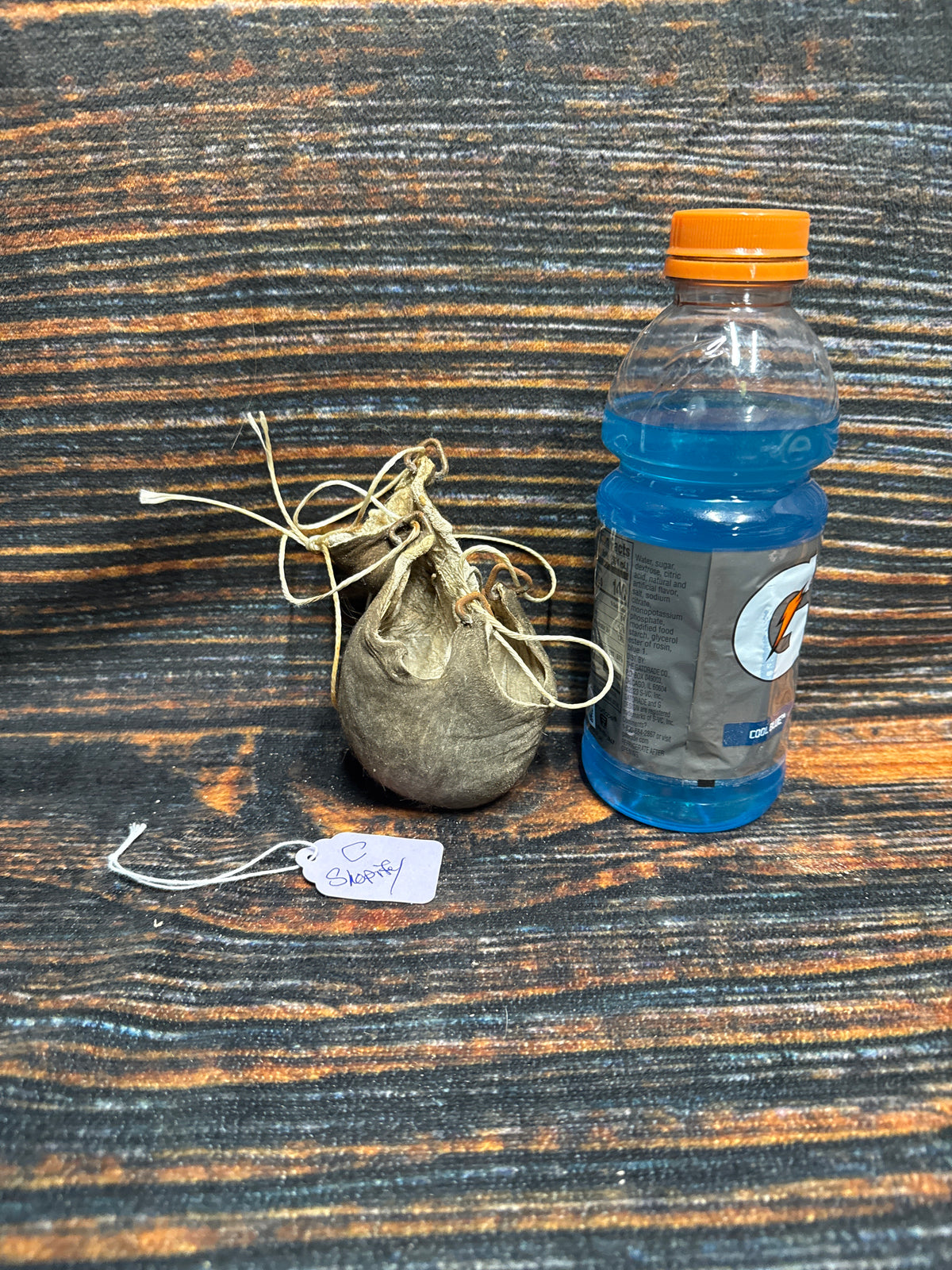 Buffalo scrotum real Bison Ball bag oddity nutsack gag gift winter bag art Odd man cave cabin decor conversation piece hide nut sack rare (Copy 2)